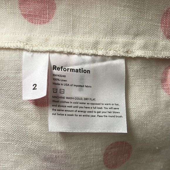 🍯 Reformation Turnip Dress, Color Andie - Size 2 🍯 - Picture 7 of 11